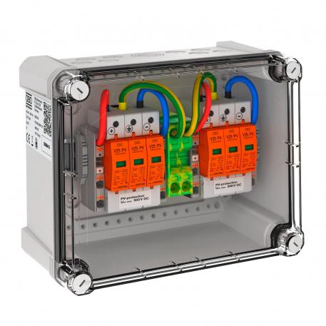 Generatoraansluitdoos type 1 + 2 voor 2 x 1 string