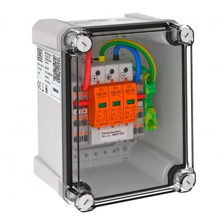 Generatoraansluitdoos type 1 + 2 voor 2 strings