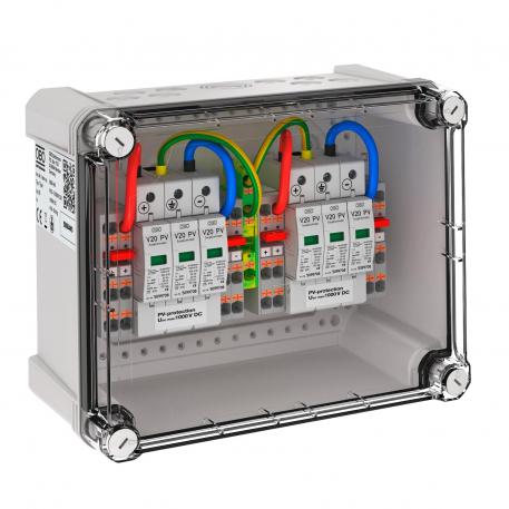 Generatoraansluitdoos type 2 voor 2 x 2 strings