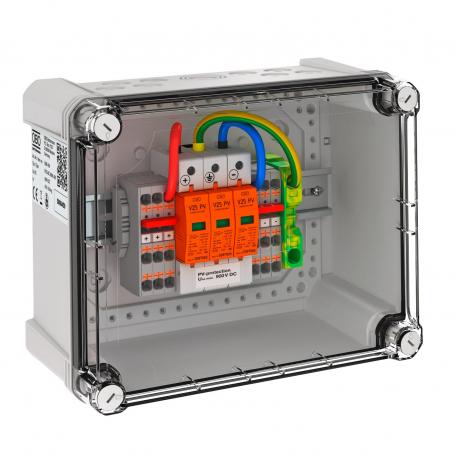 Generatoraansluitdoos type 1 + 2 voor 4 strings