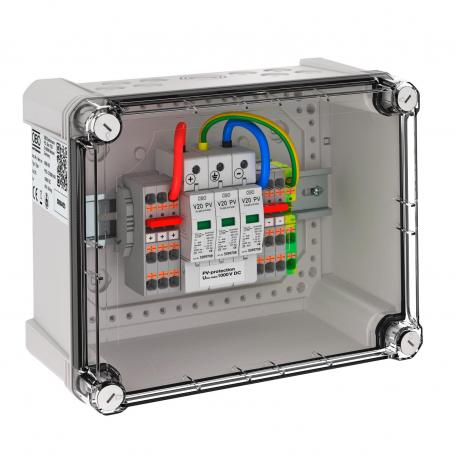 Generatoraansluitdoos type 2 voor 4 strings IP67