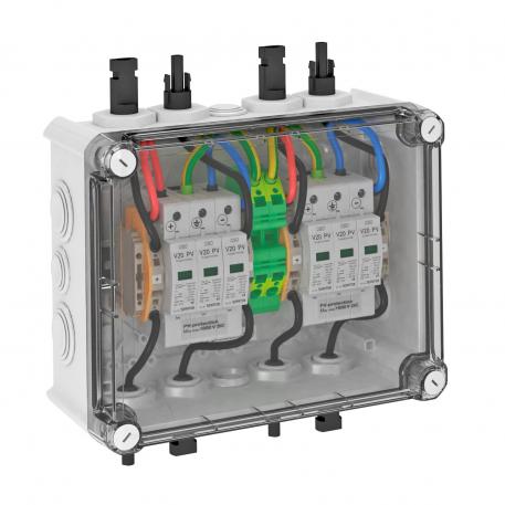 Generatoraansluitdoos type 2 met MC4-stekker voor 2 x 1 string