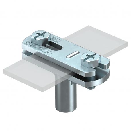 Leidinghouder voor platte geleider 30x4 mm plat