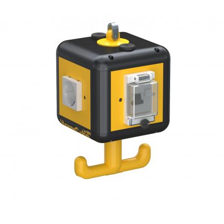 HoverCube VH-4, met FI/LS, 2 x stopcontact met randaarde 2 |  |  | FI met IN 0,03 A (standaard) | grafietzwart, RAL 9011