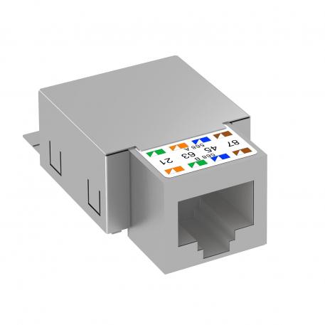 Data-outlet RJ45, cat. 5e, afgeschermd 