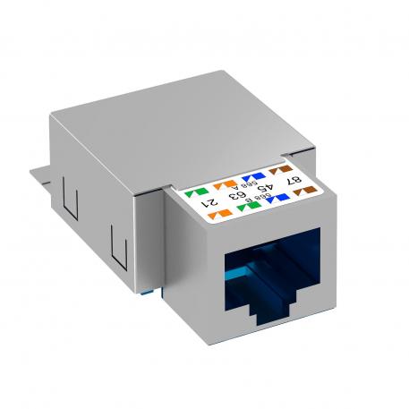 Data-outlet RJ45, cat. 6, afgeschermd 