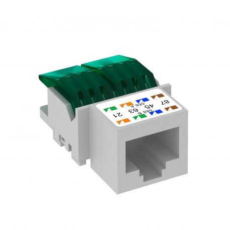 Data-outlet RJ45, cat. 5e, niet afgeschermd 