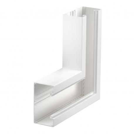 Platte hoek, symmetrisch, voor installatiekanaal Rapid 80, type GA-S70130 130 | 70 | zuiver wit; RAL 9010